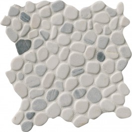 Black and White Pebbles 12X12 Tumbled