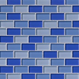 Blue Blend Brick 1X2X8MM