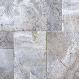 Silver Travertine Honed Unfilled Tumbled