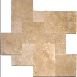 Tuscany Walnut 16 Sqft/Kit x 10 Honed Unfilled Tumbled