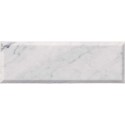 Arabescato Carrara 4X12 Honed Big Beveled Marble Subway Tile