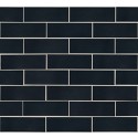 Bay Blue Glazed Handcrafted 4X12 Glossy Ceramic Mosaic Tile