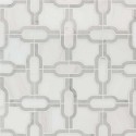 Bianco Gridwork Polished Pattern Marble Tile