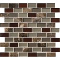 Royal Canyon 1x2x8mm Pattren Blend Mosaic Wall Tile