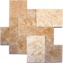 Tuscany Beige French Pattern 16 Sft Tumbled Floor Tile