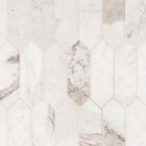 Kalta Bianco 2X6 Polished Elongated Picket Mosaic