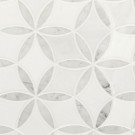 La Fleur Pattern Polished Marble Tile