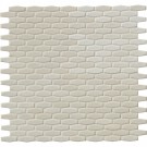 Antique White 12X12 Glossy Elongated Hexagon Mosaic