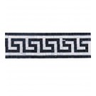 Arabescato Carrara 4X12 Greek Key Border Polished