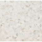 Arabescato Venato White Cube 11.73X13.47 Honed Marble Mosaic