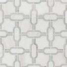 Bianco Gridwork Polished Pattern Marble Tile