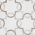 Bianco Quatrefoil Polished Pattern Marble Tile