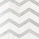 Bianco Dolomite Crema Dotty Polished Backsplash Mosaic