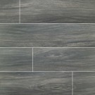 Celeste Taupe 8X40 Black Matte Wood Look Ceramic Tile