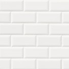 Smoke Gray 2x4 bevel Ceramic Subway Tile