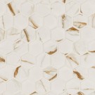 Bianco Dolomite Crema Dotty Polished Backsplash Mosaic