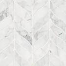 Bianco Dolomite Crema Dotty Polished Backsplash Mosaic