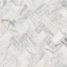 Capri Blue 1x2 Herringbone Honed Marble Mosaic Tile