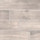 Dellano Moss Grey 8x48 Polished Wood Look Porcelain Tile