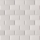 Domino Gray 3X6 Beveled Glossy Subway Tile