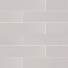 Domino Gray Glossy 4x16 Subway Ceramic Tile