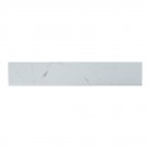 Essentials White Vena Bullnose 3X18 Matte Ceramic Tile