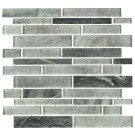 Fountain Hills Interlocking 12X12 8mm Glass Mosaic Tile