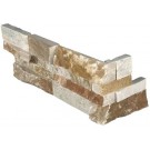 Golden White "L" Shaped Corner 6x18x6 Split Face