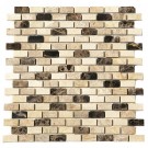 Crema Mocha Blend Interlocking 12x12 Polished