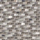 Keshi Blend Mini Brick Pattern Metal Mosaic