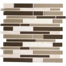 Kings Gate Interlocking Pattern Stone Glass Blend Mosaic