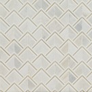 Luxor Kona Gold Pattern 9.72X13.66 Stone Metal Blend Mosaic Tile