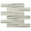 Malta Cliffs 2x6x8mm Glass Subway Tile