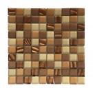 Metro Mod Crystallized 1x1Glass Mix Mosaic