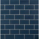 Midnight 3X6 Glossy Glass Subway Tile