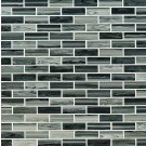 Midnight Blue Ombre 2x6x6mm Glossy Glass Subway Tile