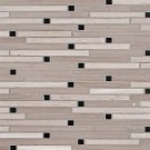 White Oak Blend Interlocking Honed Mosaic