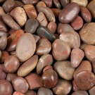 Red Beach Pebbles Random Polished