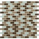 Scenice Valley Mini Brick Interlocking Glass Mosaic