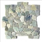 Sea Grass 12X12 Interlocking Designer Flat Collection Pebble Tile