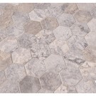 Silver Travertine 3x3 Honed Hexagon Mosaic