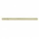 Ivory 3/4x12 Honed Engineered Marble Pencil Molding