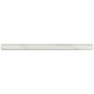 Greecian White 3/4x12 Polished Resin Pencil Molding