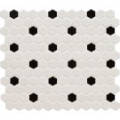 Adelaide White 10.16x11.71 Hexagon Matte Porcelain Mosaic Tile