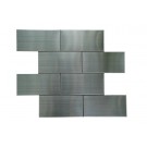 Oddysey Subway 3"× 6"  Stainless Steel Mosaic