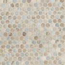 Stonella 12x12 Glossy Penny Round Glossy Glass Mosaic Tile 