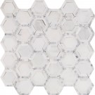 Telaio White 2X2 Hexagon Honed Mosaic