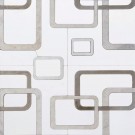 Thassos & Tunisian Gray 12X11 Waterjet Warhol Mosaic Tile