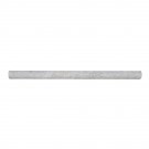 Tundra Gray 3/4x3/4x12 Pencil Molding Polished