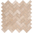 Tuscany Ivory Herringbone 12X12 Honed